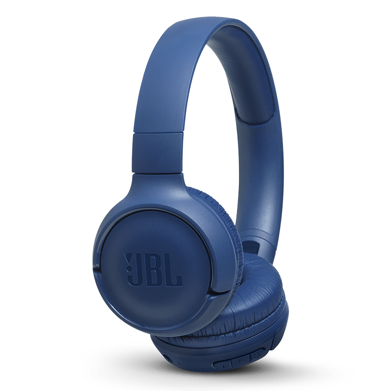 JBL Tune 500BT Headphones Blue Hero Photo