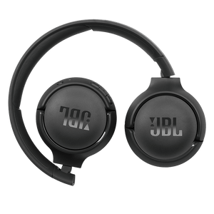JBL Tune 510BT Headphones Black Details when Folded Photo