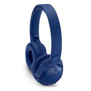 JBL Tune 600BTNC Headphones Blue Alternate Angle Photo