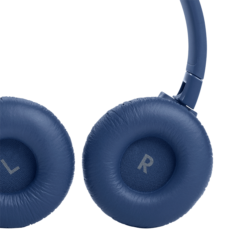 JBL Tune 660NC Headphones Blue Details Photo