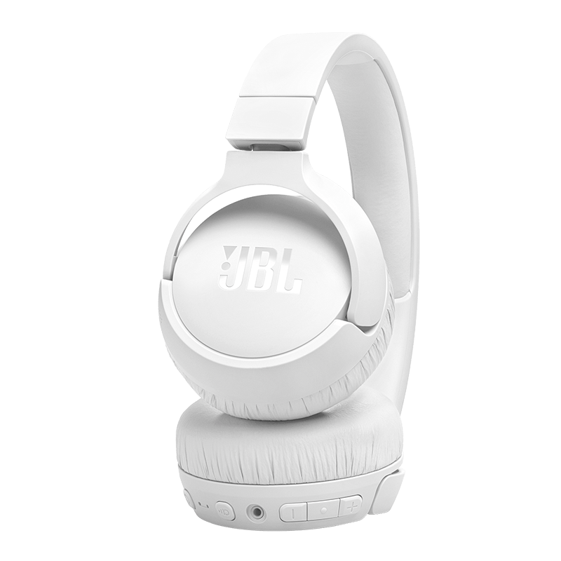 JBL Tune 670NC Headphones White Details Photo