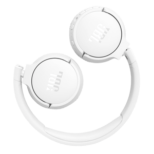 JBL Tune 670NC Headphones White Details when Folded Photo