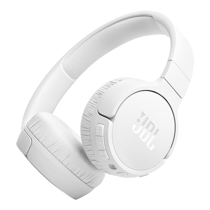 JBL Tune 670NC Headphones White Hero Photo