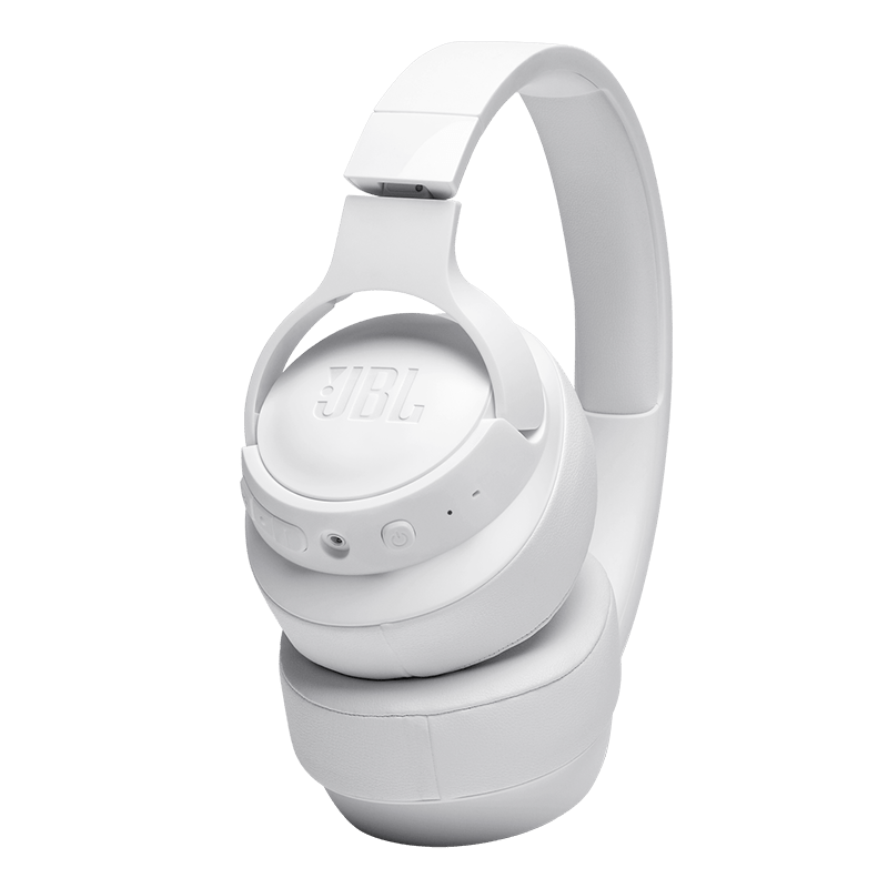 JBL Tune 710BT Headphones White Buttons Photo
