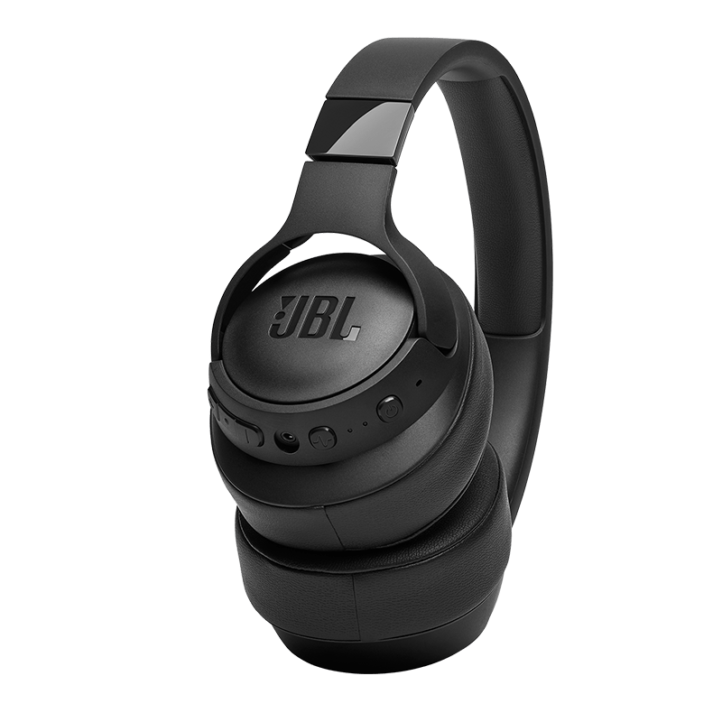 JBL Tune 750BTNC Headphones Black Details Photo