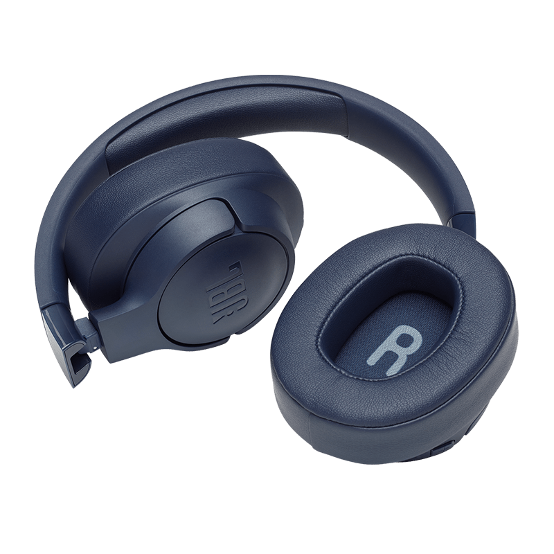 JBL Tune 750BTNC Headphones Blue Ear Cup Photo