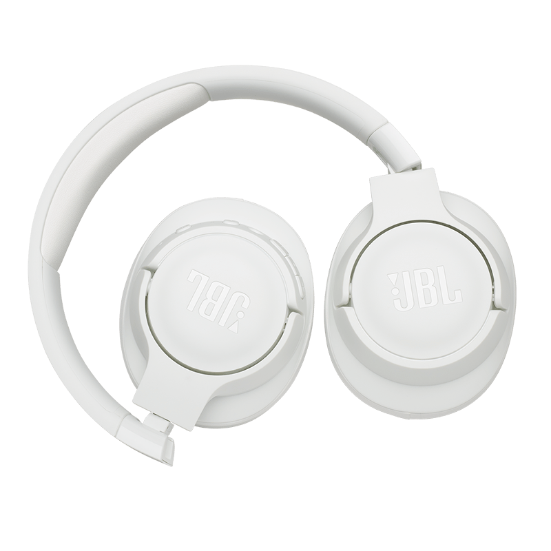 JBL Tune 750BTNC Headphones White Folded Photo