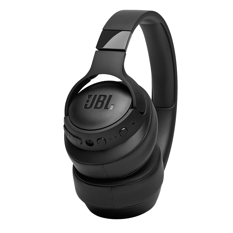 JBL Tune 760NC Headphones Black Button Details Photo