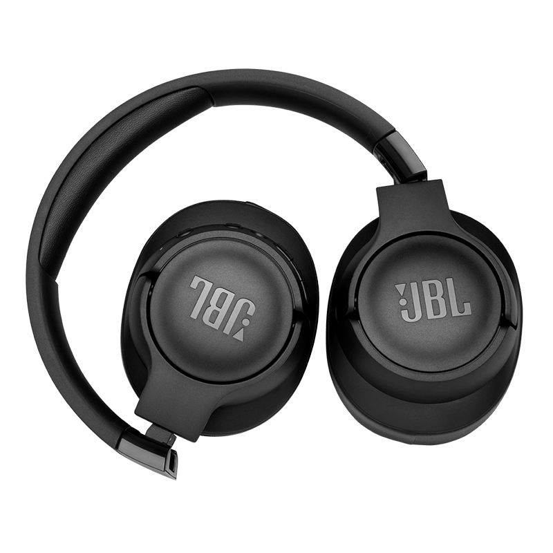 JBL Tune 760NC Headphones Black Folded Photo