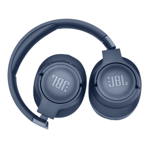 JBL Tune 760NC Headphones Blue Folded Photo