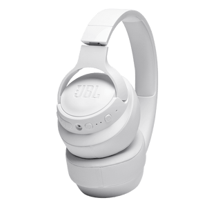 JBL Tune 760NC Headphones White Button Details Photo