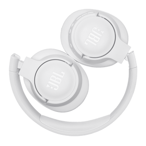 JBL Tune 760NC Headphones White Details when Folded Photo