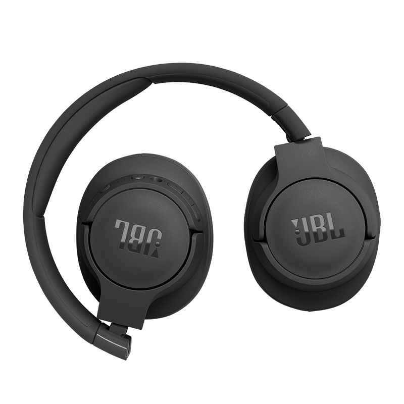 JBL Tune 770NC Headphones Black Folded Photo