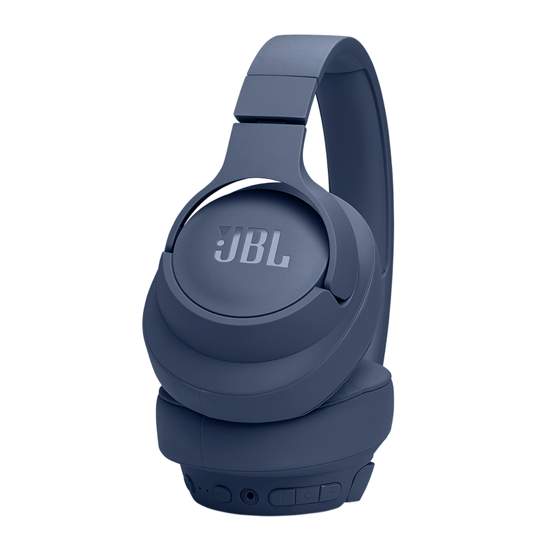 JBL Tune 770NC Headphones Blue Buttons Photo