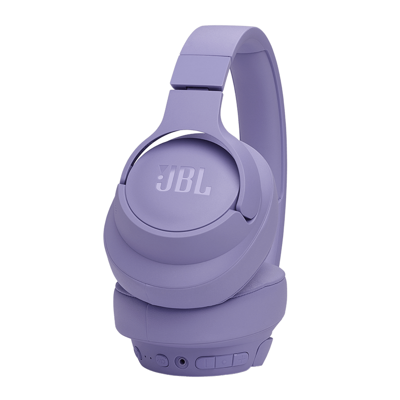 JBL Tune 770NC Headphones Purple Buttons Photo