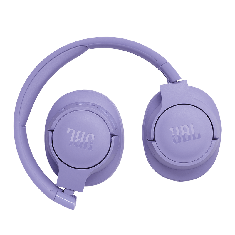 JBL Tune 770NC Headphones Purple Folded Photo